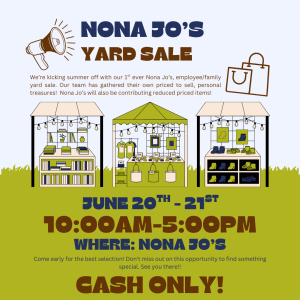 Green and Blue Illustrative Garage Sale Instagram Post